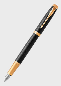 Перьевая ручка Parker IM 17 Premium Black GT FP F 24011, фото